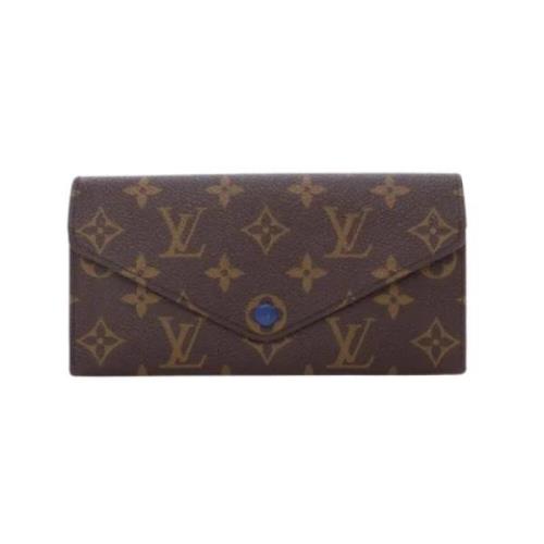 Pre-owned Coated canvas wallets Louis Vuitton Vintage , Brown , Dames