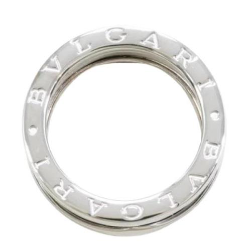 Pre-owned White Gold rings Bvlgari Vintage , Gray , Dames