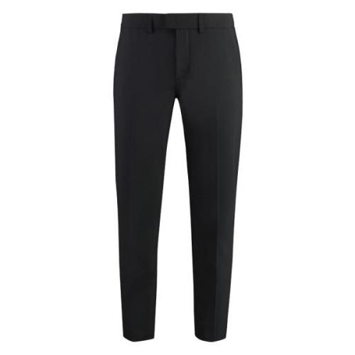 Wollen broek met zakken Dondup , Black , Heren