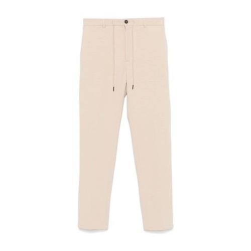 Beige Fleece Texture Broek Circolo 1901 , Beige , Heren