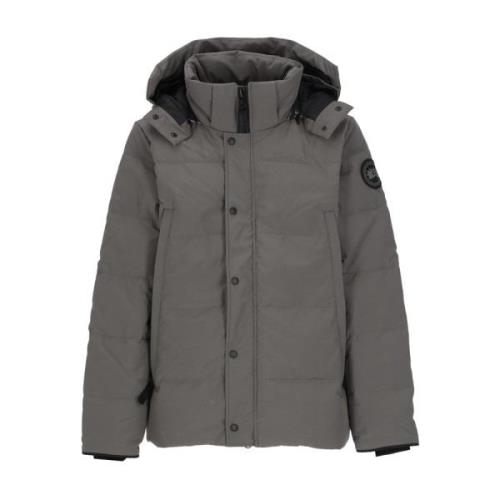 Grijze gewatteerde parka met afneembare capuchon Canada Goose , Gray ,...