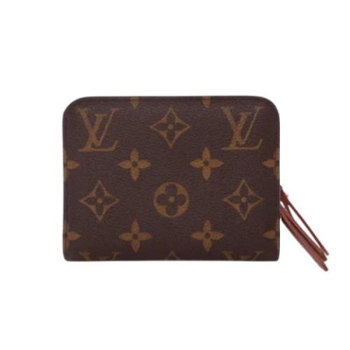 Pre-owned Coated canvas wallets Louis Vuitton Vintage , Brown , Dames