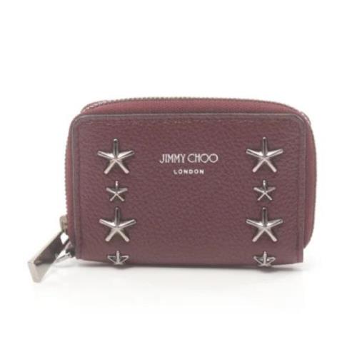 Pre-owned Leather wallets Jimmy Choo Pre-owned , Brown , Dames