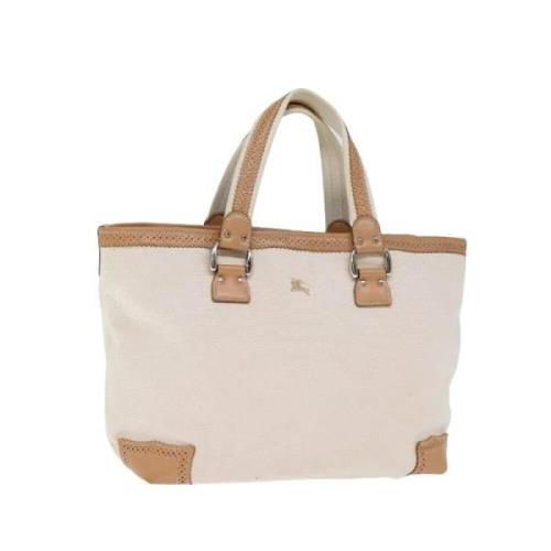 Pre-owned Cotton handbags Burberry Vintage , Beige , Dames