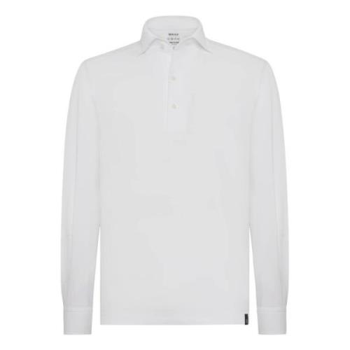 Japanse Jersey Polo Shirt Boggi Milano , White , Heren