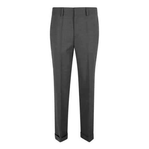 Grijze Slim-Fit Wollen Broek P.a.r.o.s.h. , Gray , Dames