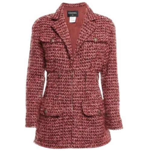 Pre-owned Fabric outerwear Chanel Vintage , Pink , Dames