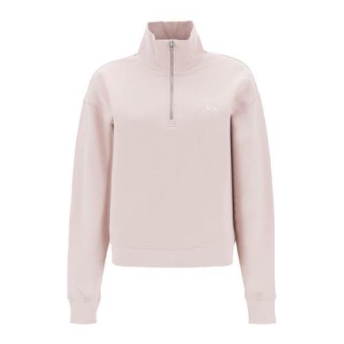 Baby Fox High-Neck Sweatshirt Maison Kitsuné , Pink , Dames