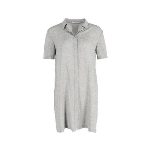 Pre-owned Cotton dresses Alexander Wang Pre-owned , Gray , Dames