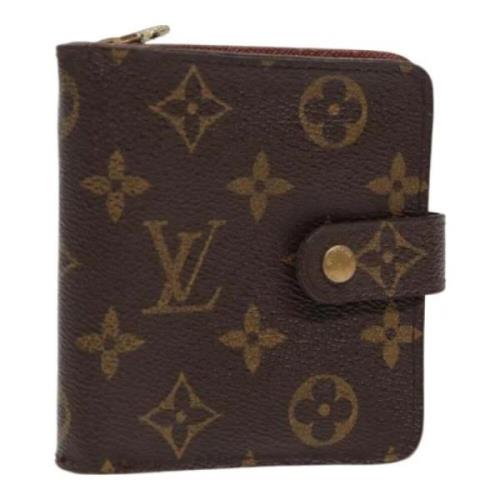 Pre-owned Canvas wallets Louis Vuitton Vintage , Brown , Dames