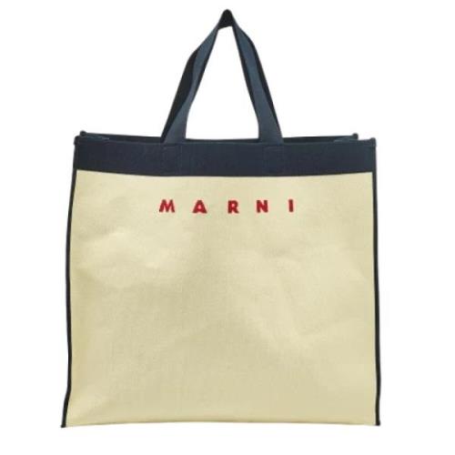 Pre-owned Canvas totes Marni Pre-owned , Beige , Dames