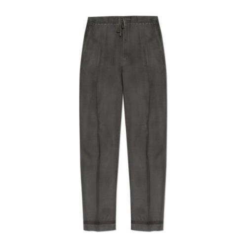 Kreukelbroek met vintage effect Maison Margiela , Gray , Heren