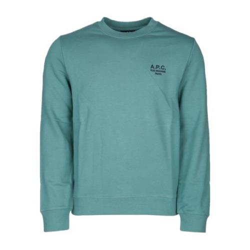 Stijlvolle Sweatshirt voor Mannen A.p.c. , Green , Heren