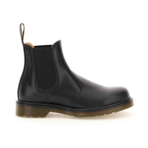 Klassieke Chelsea-laarzen van glad leer Dr. Martens , Black , Heren