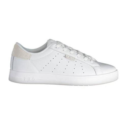 Witte Polyester Sneaker met Veters Fila , White , Dames