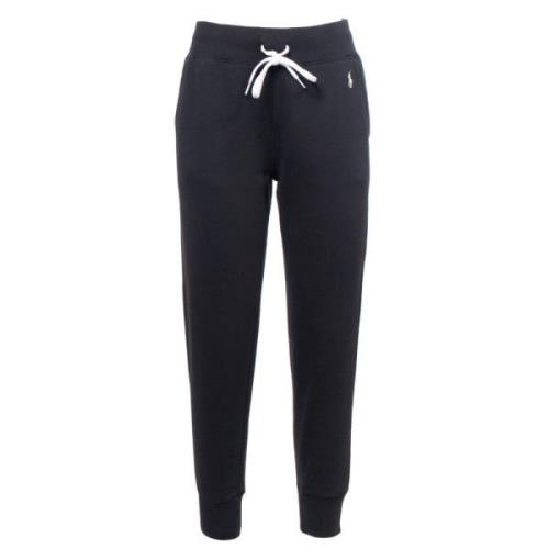 Katoenen Joggingbroek Ribboord Polo Ralph Lauren , Black , Dames