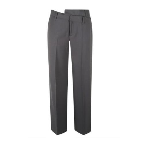 Grijze Getailleerde Broek Rechte Pijp Federica Tosi , Gray , Dames