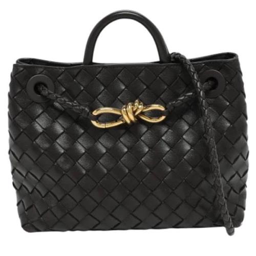 Pre-owned Leather totes Bottega Veneta Vintage , Black , Dames