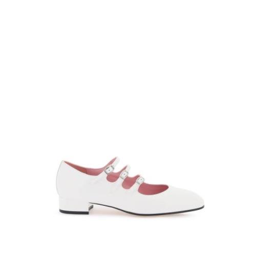 Lakleren Mary Jane Schoenen Carel , White , Dames