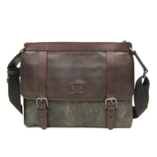 Pre-owned Leather shoulder-bags Dolce & Gabbana Pre-owned , Brown , He...