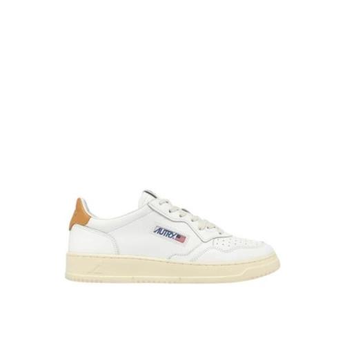 Vintage Lage Leren Sneakers Autry , White , Dames