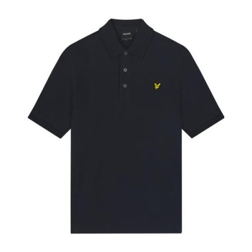 Slub Polo Shirt Lyle & Scott , Blue , Heren