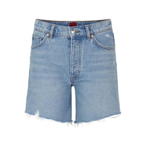 Korte Zomer Shorts Hugo Boss , Blue , Dames