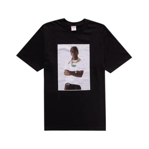 Tyler Creator Zwart T-shirt Supreme , Black , Heren