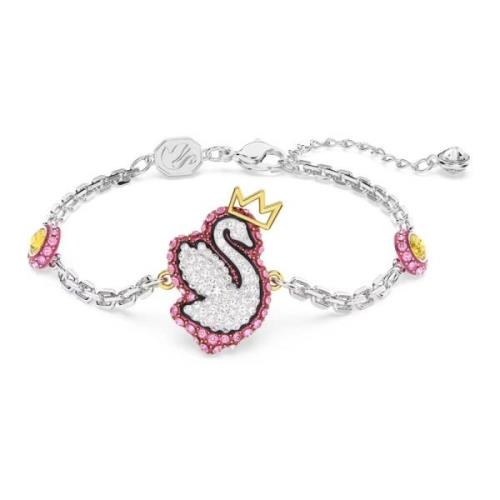 Damesarmband Zwaan Roze Gerhodineerd 5650188 Swarovski , Multicolor , ...