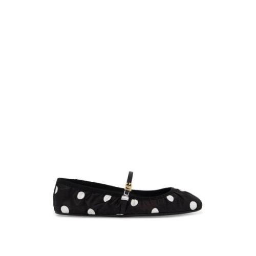 Ballerina Flats van Polka Dot Satijn Dolce & Gabbana , Black , Dames