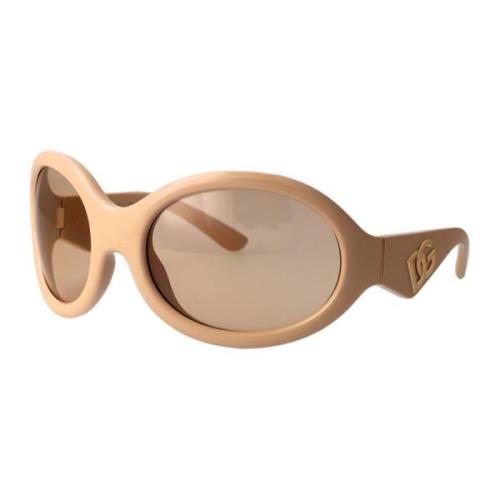 Stijlvolle zonnebril 0Dg6201 Dolce & Gabbana , Beige , Dames