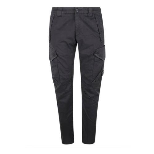 Zwart Zand Textuur Cargo Broek C.p. Company , Black , Heren