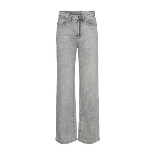 Hoge taille Bootcut Jeans Vero Moda , Gray , Dames