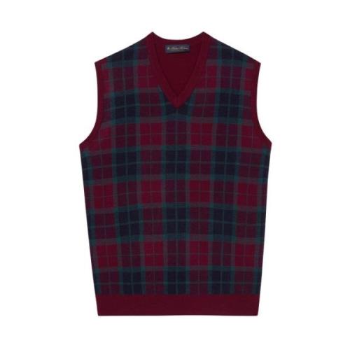 Controleer Lamswollen Sweatervest Brooks Brothers , Multicolor , Heren