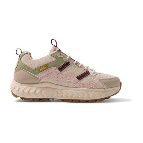 Vegan Crossover Sneakers Roze Aloe MoEa , Multicolor , Dames