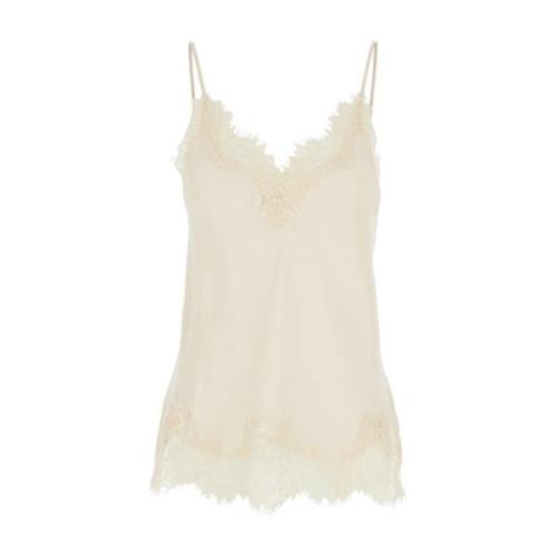 Witte Coco Bias Camie Top Gold Hawk , White , Dames