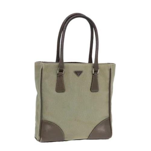 Pre-owned Canvas prada-bags Prada Vintage , Beige , Dames