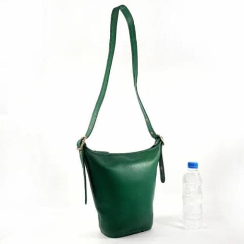 Pre-owned Leather shoulder-bags Coach Pre-owned , Green , Dames