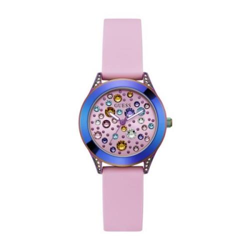 Dameshorloge Mini Wonderlust roze, blauw 34 mm Gw0678L3 Guess , Pink ,...