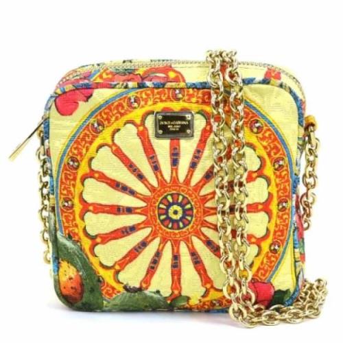 Pre-owned Canvas shoulder-bags Dolce & Gabbana Pre-owned , Multicolor ...