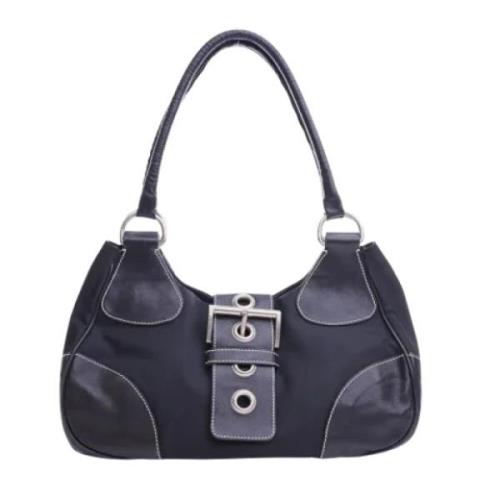 Pre-owned Nylon handbags Prada Vintage , Black , Dames