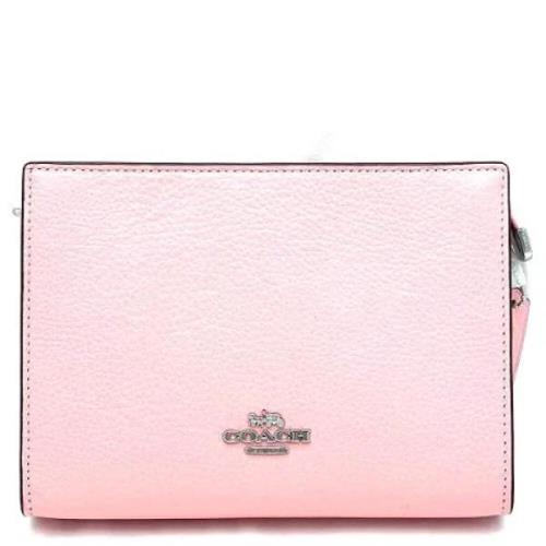 Pre-owned Leather shoulder-bags Coach Pre-owned , Pink , Dames