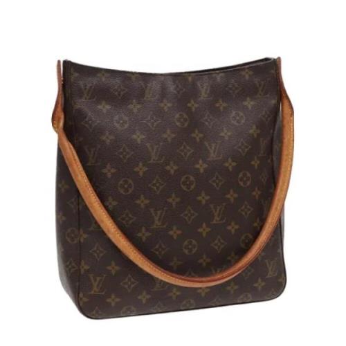 Pre-owned Canvas louis-vuitton-bags Louis Vuitton Vintage , Brown , Da...