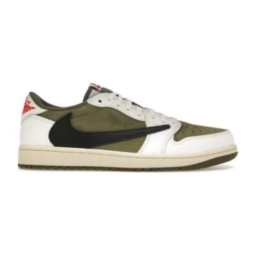 Travis Scott Retro Low Medium Olive Jordan , Multicolor , Heren