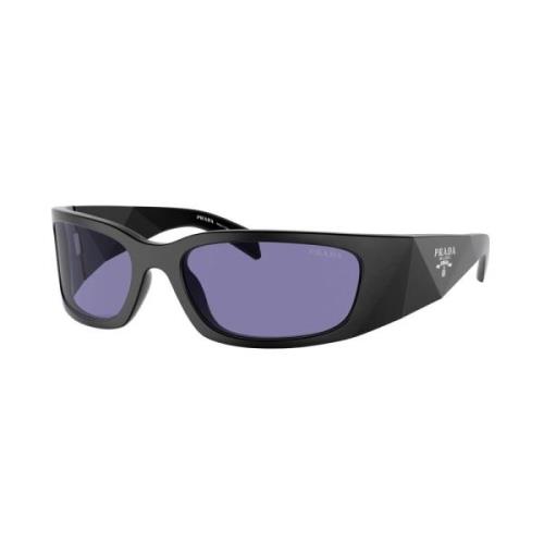 PR A19S 1Bo40G Sunglasses Prada , Black , Heren