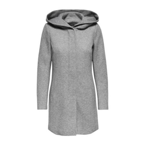 Stijlvolle Jas voor Mannen en Vrouwen Only , Gray , Dames