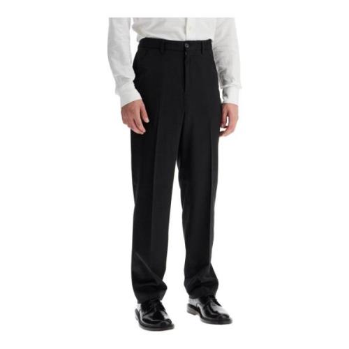 Wollen Chino Broek Rechte Pijp Our Legacy , Black , Heren