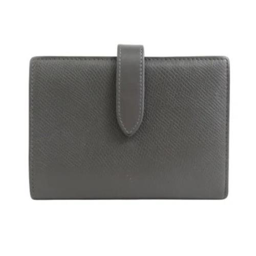 Pre-owned Leather wallets Celine Vintage , Gray , Dames