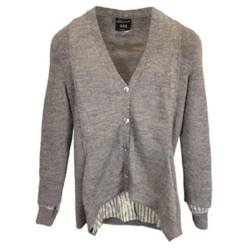 Pre-owned Wool outerwear Jean Paul Gaultier Pre-owned , Gray , Dames