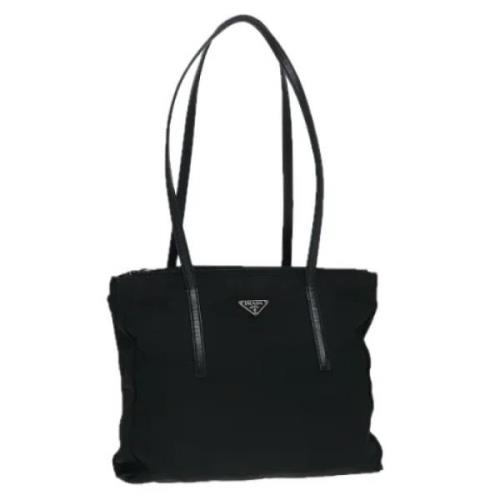 Pre-owned Nylon totes Prada Vintage , Black , Dames